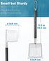 Pawfly Aquarium Shrimp Net with Extendable Stainless Steel Handle, Fine Mesh for Skimming Debris in Small Ponds