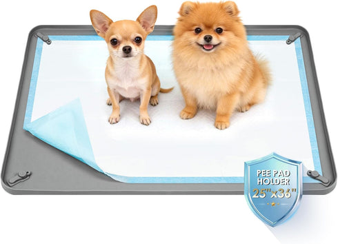 Greatbond Pee Pad Holder for Dogs,25 x 36 Inch Dog Potty Tray with