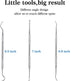 Hotop 3 Pieces Dog Dental Tooth Scaler and Scraper, Stainless Double Headed Tool for Pet Teeth Cleaning