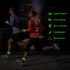 LED Safety Wristband Lights, 2 Pack Rechargeable Light Up Arm Ankle Band, Reflective Belt for Night Cycling Walking