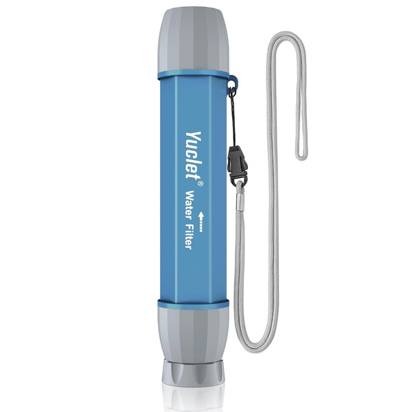 Water Filter Straw for Drinking Survival, Personal Purifying Straw for Hiking, Camping, Travel, Emergency Preparedness