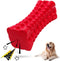 VANFINE Indestructible Squeaky Dog Toy, Tough Rubber Chew Toy for Large Dogs, Durable for Interactive Play