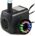 220 GPH Submersible Water Pump (800L/H, 15W), Ultra Quiet with 12 LED Colorful Lights for Fish Tank