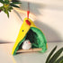 QBLEEV Winter Warm Bird Hammock Tent - Small Birds Soft Plush Sleeping Bed Hideaway Cave for Parakeets, Cockatiels,