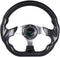 RASTP D Shape Golf Cart Steering Wheel Universal 12.6 inch for EZGO RXV & TXT, Club Car DS