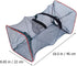 4pcs Toyvian Portable Crawfish Trap Lobster Shrimp Cast Net Foldable Crab Mesh Fishing Supplies for Outdoor Use