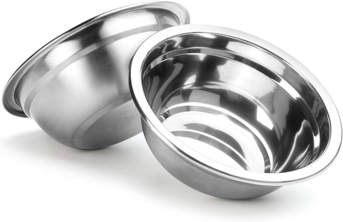 2 Pack 8" Stainless Steel Dog Bowls, 50oz Durable Replacement Bowls for Food and Water, Fit for COMESOON Stand
