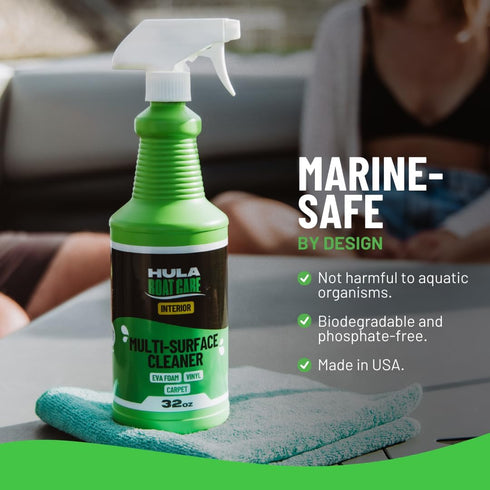 32 oz Hula Multi-Surface Cleaner EVA Foam, Vinyl and Carpet, Boat Deck, Sea Deck and Marine Interior Cleaner