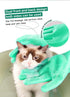 Pnzonge Multi-use Silicone Gloves for Dogs - Showers, Pet Hair Removal, Anti-Scratch Massage Products - Set of 2
