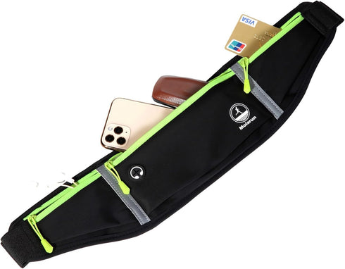 Slim Running Belt Fanny Pack - Exercise Waist Pack for Running Hiking Cycling Workout