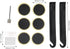 Tyre Glueless Patch - Small Lightweight Inner Tube Repair Kit for Fixed Gear Bikes, Repair Tool Kit