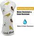 Golf Club Headcover Golf Birdie Birds Driver Fairway Wood Hybrid Wood Head Cover, 3pcs