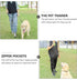 TEHAUX Dog Handler Training Vest, Professional Pet Trainer Jacket with Multi Pockets for Men/Women, Size 1