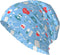 LAIPUTER Nurse Beanie Chemo Hat Cancer Headwear Knitted Hats Baggy Slouchy Scarf Nightcap