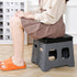 Healifty Portable Car Folding Toilet with Lid, Foldable Travel Potty for Camping and Outdoor Use, Portable Emergency