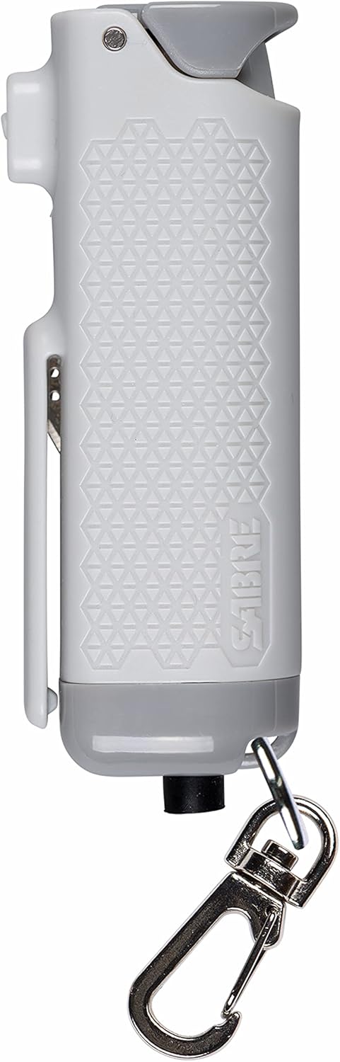 SABRE Safe Escape 3-In-1 Pepper Gel with Maximum Strength Spray, Seat Belt Cutter & Window Breaker, 0.54 fl oz