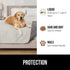 Gorilla Grip 100% Waterproof Dog Blanket 52x82, Pet Friendly Washable Couch Cushion Bed Protector (Taupe)