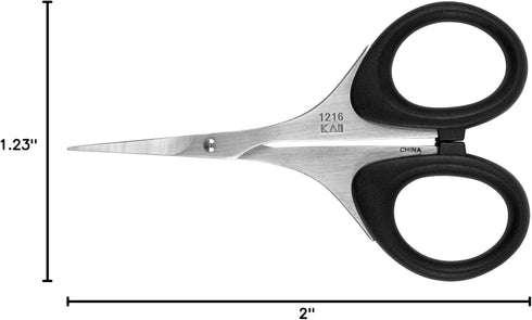 Kershaw Skeeter 3 Precision Fine Tip Scissors, Professional Grade for Fly Tying and Trimming, Black