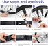 YBEKI NAMUCUO Bike Repair Tool Kits - 19 in 1 Bicycle Tool Set with Saddle Bag and Multi-tool Chain Tool (Black)