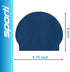 Sporti Adult Professional Swimming Cap, Unisex Latex Swim Cap 8" x 9.75" inch, Swim Hair Protection Bathing Cap