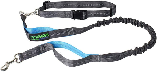 JESPET Hands Free Dog Leash, Durable Dual Handle Waist Leash for Medium & Large Dogs up to 150lbs