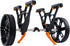 YakAttack TowNStow Kayak Cart, BeadLoc Rubber Tread Wheel for Hardpack Ground Surfaces, Black - Single Pack