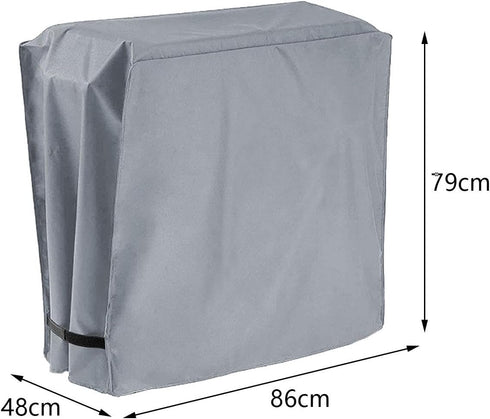 Fenteer Outdoor Beverage Cart Cover - Gray, Dustproof & Easy to Install