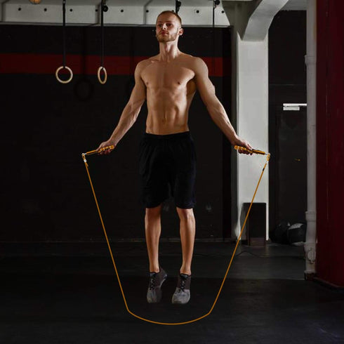 Jump Rope, Wastou Speed Jumping Rope for Training Fitness Exercise, Adjustable Skipping Rope for Men, Women, Kids