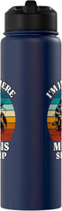 Funny Mantis Shrimp Designs Women Men Mantis Shrimp I'm Just Here For Mantis Shrimp Stainless Steel Insulated Water