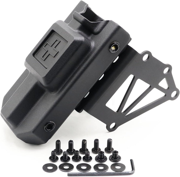 Tactical Tourniquet Holder for Gun Holster Adapter Mount, Aluminum QLS Police Gear Accessories for 3-Hole Right Holster