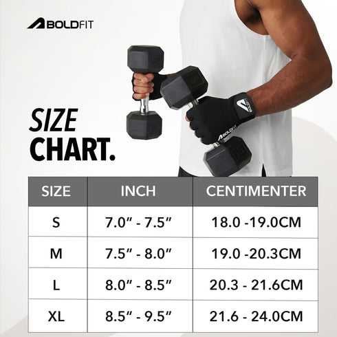Boldfit Gym Gloves for Men & Women with Wrist Support Accessories for Weightlifting, Training, Exercise, Cycling
