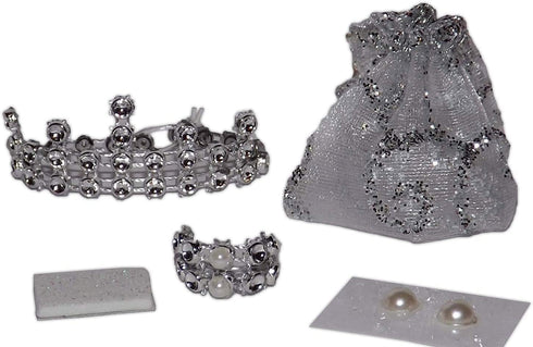 Silver Princess Clothes Accessories for Little Pet CAT/LPS CAT/Dog, Compatible for Littlest Pet Shop