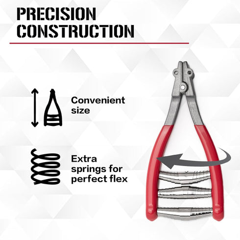 Tennis Ball Machine Stringing Clamp, 3 Spring Sports Starting Clamp Tools for Racket Stringing