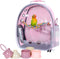 Pink Bird Backpack Carrier - Airline-Approved Pet Bubble Carrier for Birds, Ventilate Transparent Space Capsule