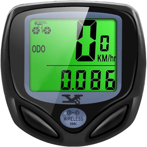 SY Bicycle Speedometer and Odometer Wireless Waterproof Cycle Bike Computer with LCD