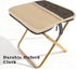 PIGIAOKA 12 inch Collapsible Camping Stool, Portable Folding Stool with Sling Bag, Ultralight Camping Chair Fishing