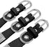 Microfiber Pet Dog Collar Leashes Set, Reflective Dog Collar, Double-Layer Soft Leather for Small Medium Dogs