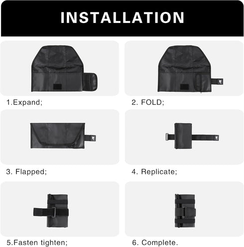 Rhinowalk Bike Saddle Bag, Under Seat Repair Tools Pouch for Mountain Road Bike Cycling Accessories