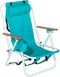 Pinikuyiro Folding Beach Chair, 4 Position Portable Backpack Foldable Camping Chair with Headrest,