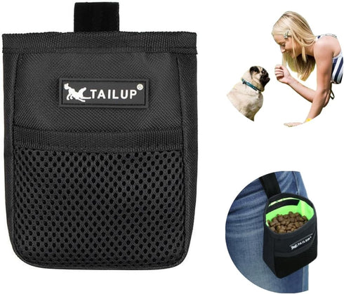 Dog Treat Training Pouch - Portable Snack Reward Waist Bag with Clip for Outdoor Feeding and Training