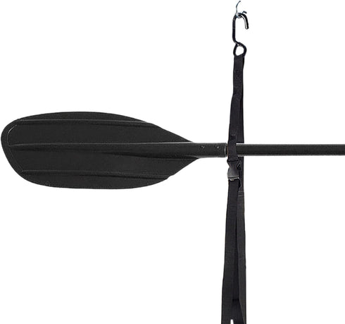 Single Kayak Rack, 55lb Capacity Wall or Ceiling Storage Straps for Surfboards, Paddleboards, Canoe