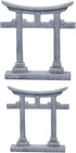 Tsynapter Torii Gate Aquarium Decor Japanese Stone Statue Ornament for Fish Tank, Garden Decoration, Landscape