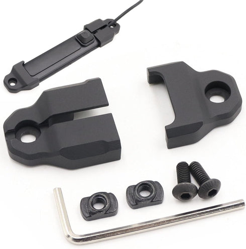 LThyzszb Remote Pressure Switch Mount Plate Aluminum, for HL-X Weapon Lights Tape Switch