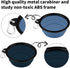 COOYOO Collapsible Dog Bowl, 2 Pack Portable Water Bowls for Cats Dogs with 2 Carabiners for Traveling