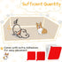 Kandishiex 12pcs US Dog Wall Pee Pad Holder Self-Sticky Pee Pad Wall Clip Keeps Your House Clean Dog Potty Training Pad