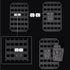 Portable MOLLE Panel Organizer with QLS Adapter Base for Tactical IFAK Pouch Gun Holster Holder Mount