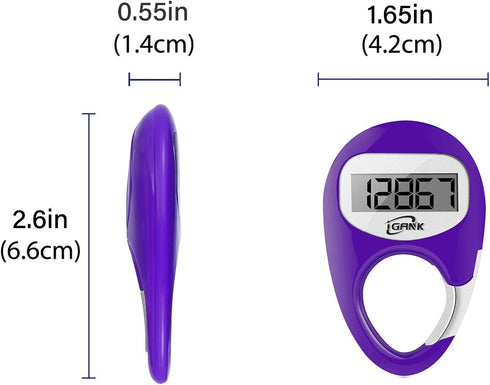 Simple Walking Pedometer 3D Step Counter for Men, Women, and Kids