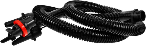 Durable Plastic Kayak Inflator Hose Attachment - Black
