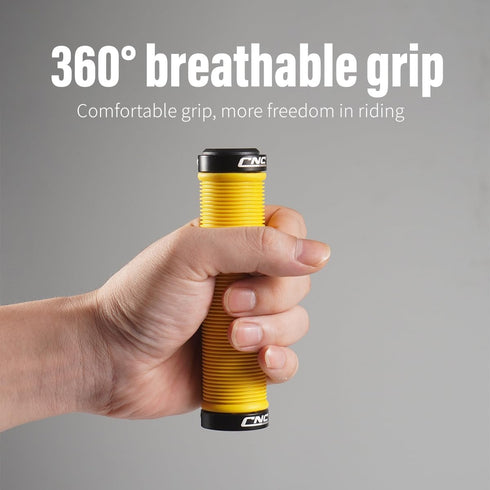 Mountain Bike Grips, MTB Grips for Bicycle, Available in Black/Blue/Yellow/Red/Green