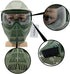 Tactical Paintball Mask, Airsoft Full Face Gear with Goggles, Impact Resistant for Outdoor Activities